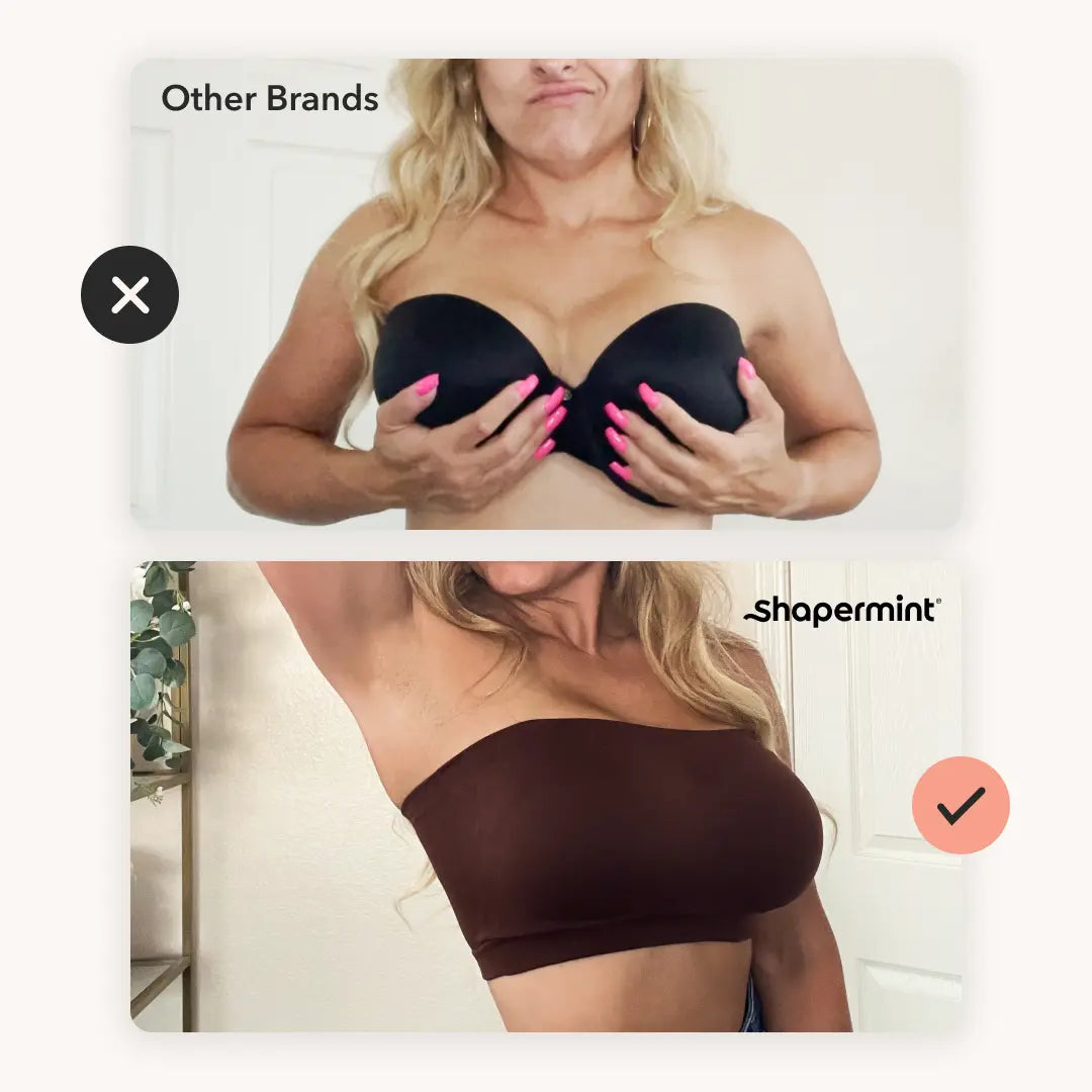 Comfortable Strapless Bandeau Bra