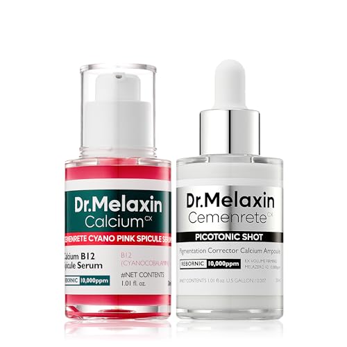 Lumi Firm & Lift Duo | Korean Facial Collagen Firming Serum Plumping Skin & Tightening Refines Skin Repair Density | Cyano Pink Spicule Serum + Picotonic Shot Ampoule